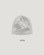 ribbon knit beanie