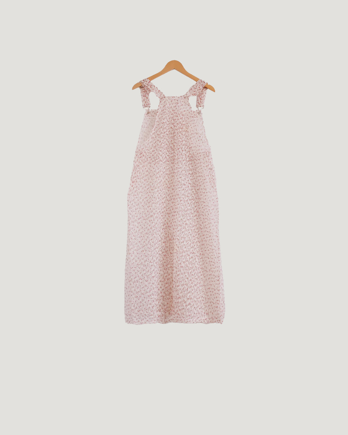 flower lace sheer salopette dress