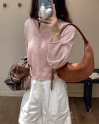 faux suede half moon bag