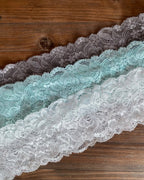 lace sheer bustier belt