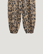leopard sweat jogger pants