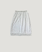 polka dot hem frill skirt