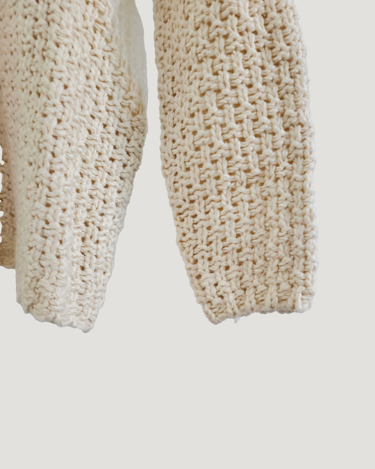 damage chunky knit
