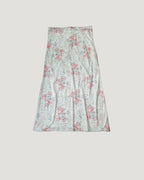 blurred rose long skirt