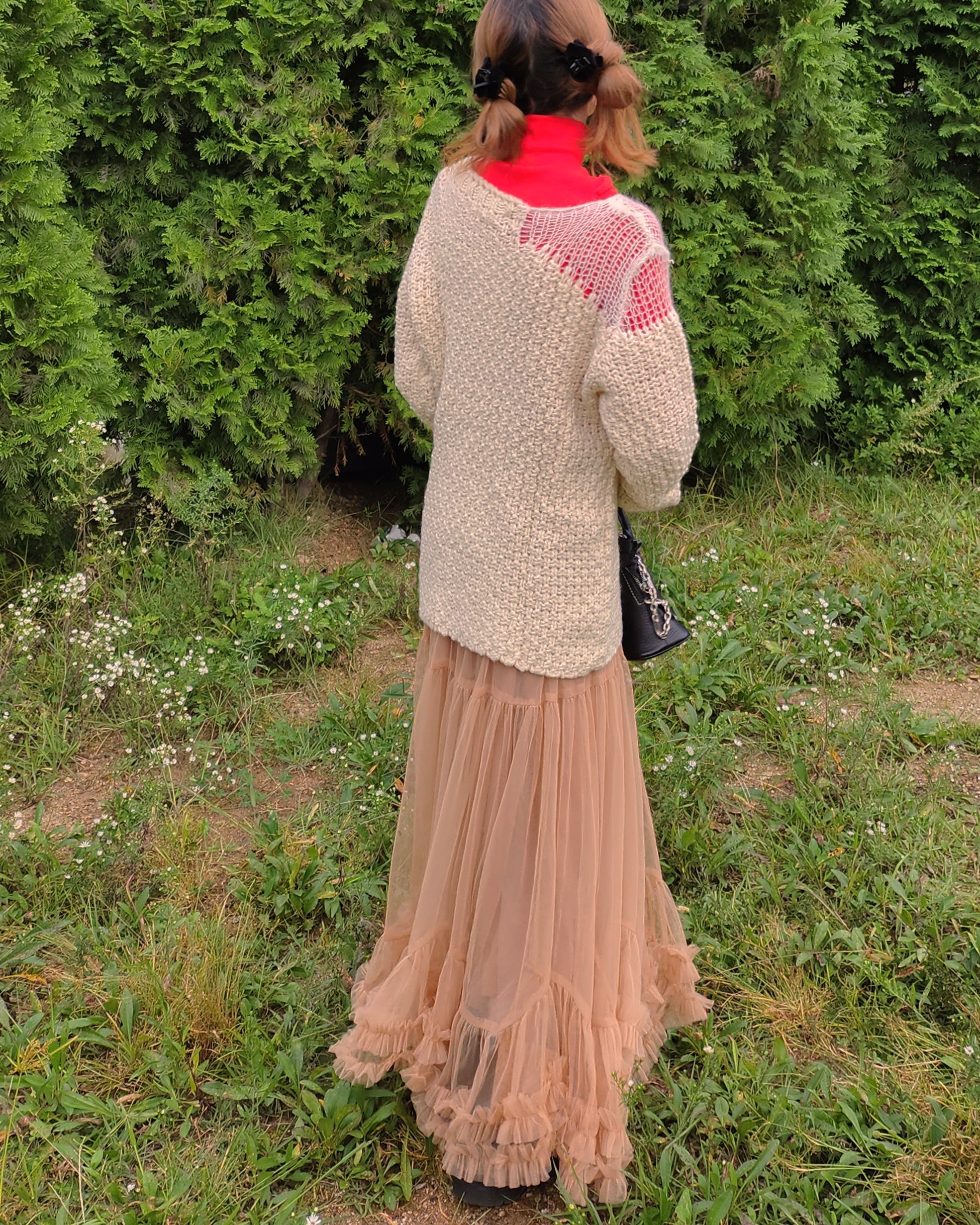 damage chunky knit