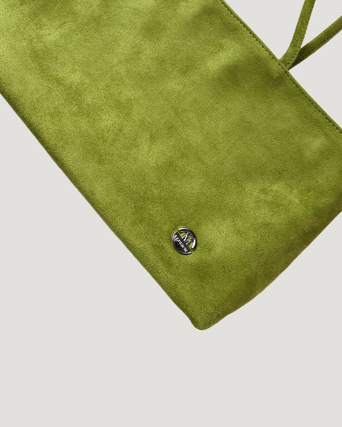 faux suede square shoulder bag