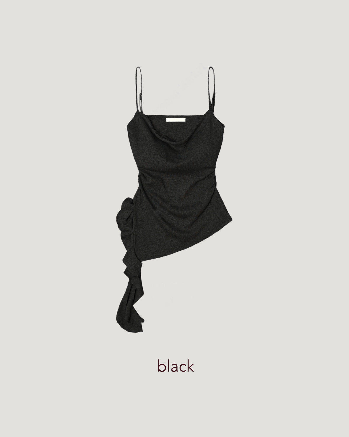 ruffle asymmetry camisole