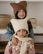 【OREN】cat muffler beanie