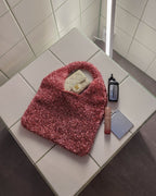 glitter knit mini bag