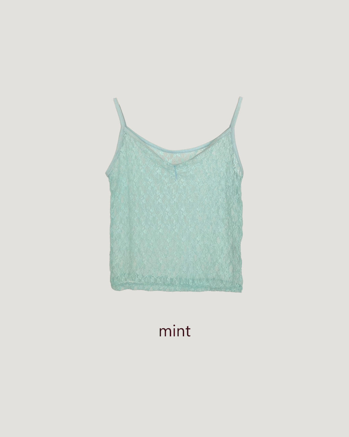 lace sheer camisole