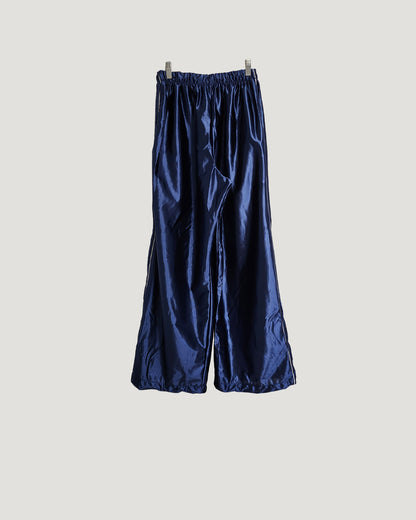 glossy line jogger pants