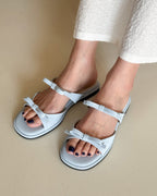 round ribbon sandals
