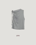 flower motif camisole