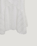 lace spangle flare skirt