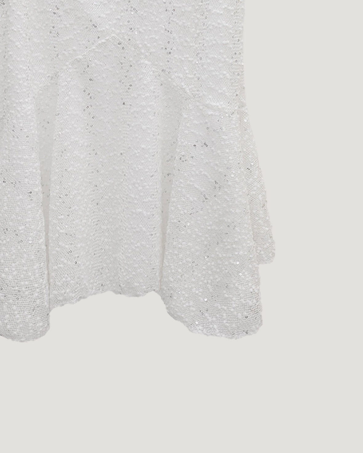 lace spangle flare skirt