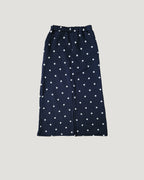 star pattern knit long skirt