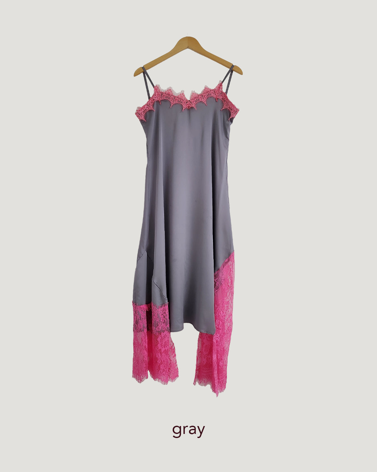 lace lingerie camisole long dress