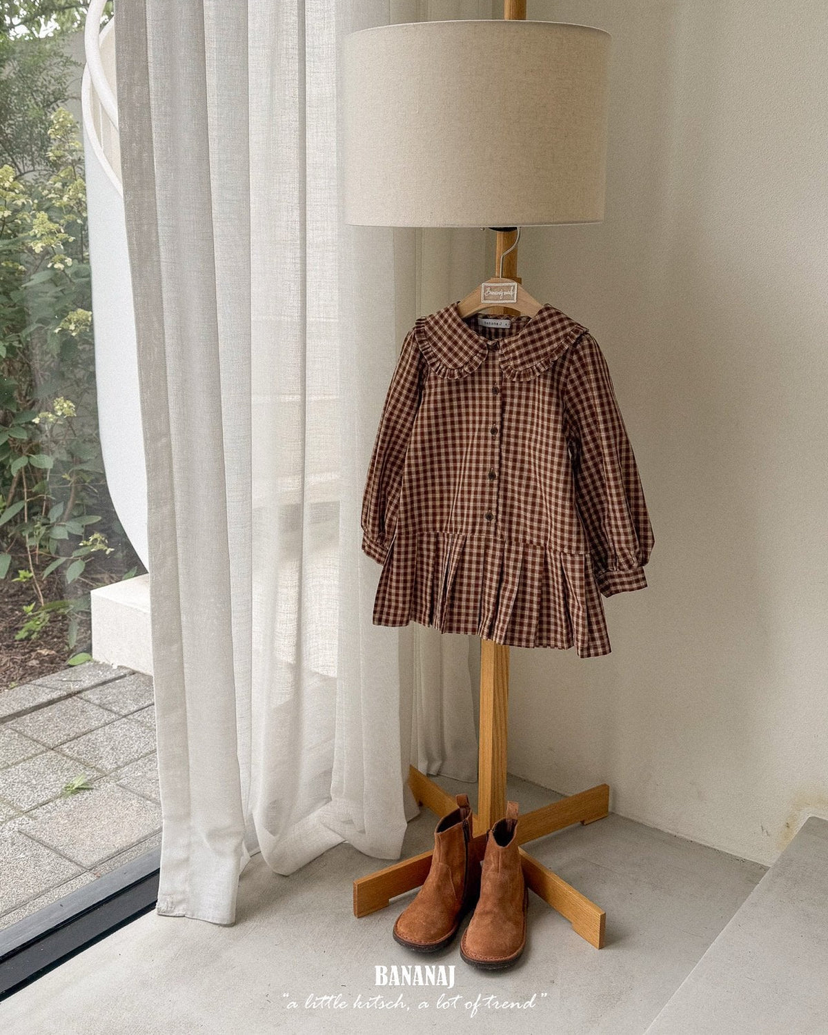 【BANANAJ】lisa pleated dress