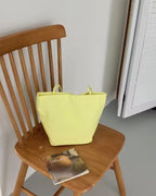 happy color glossy shoulder bag