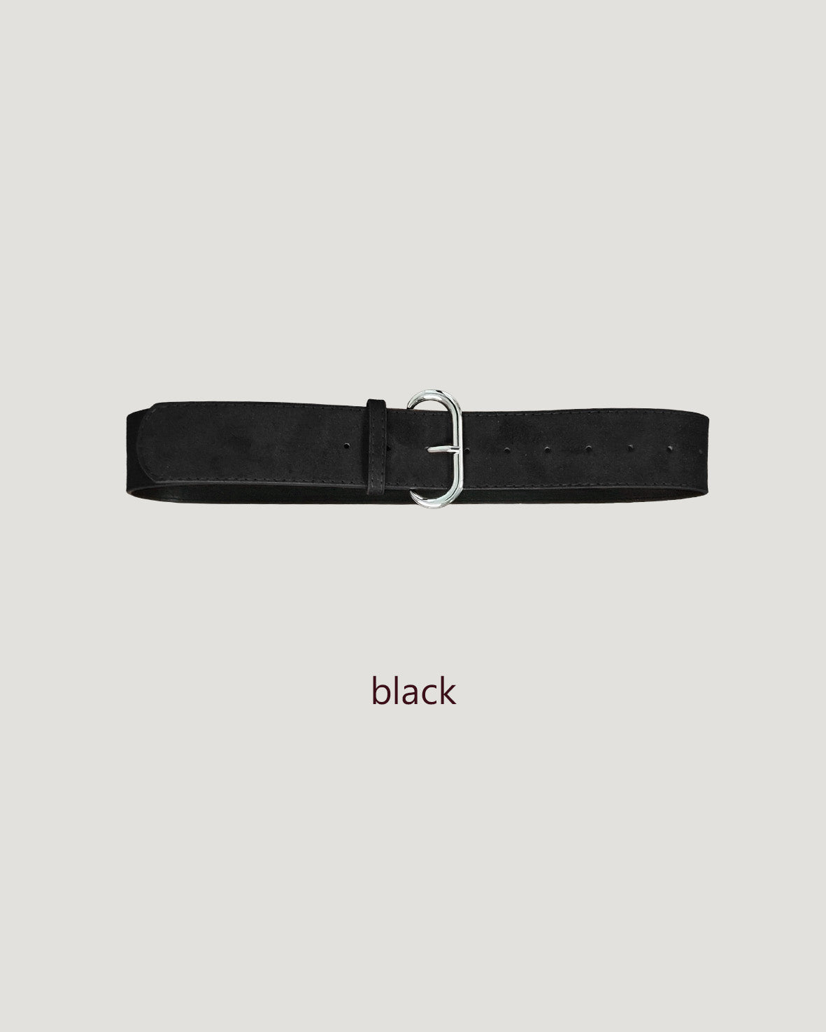 faux suede wide belt
