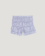 satin shirring short pants