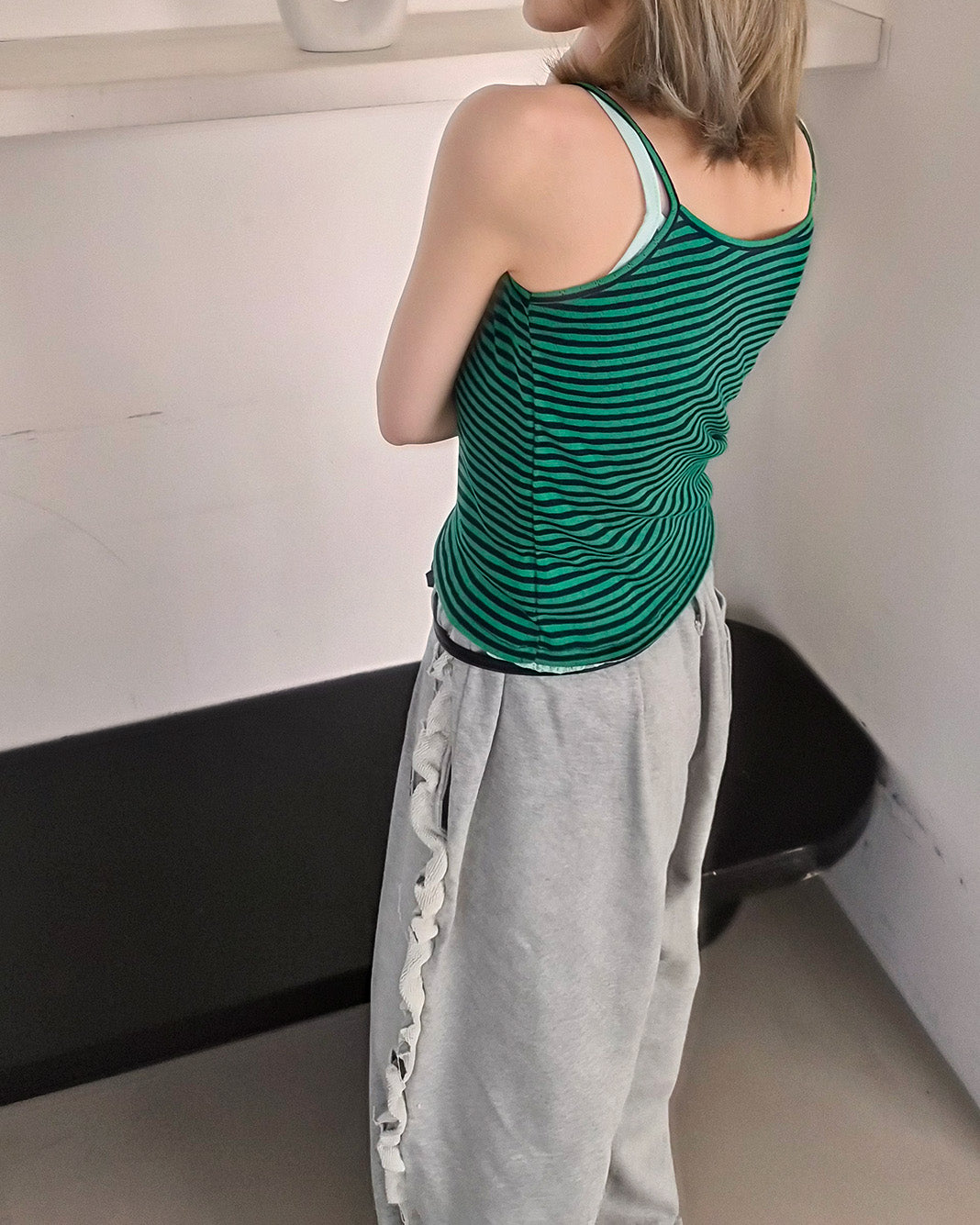 multi stripe camisole