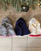 【OREN】bicolor cape balaclava
