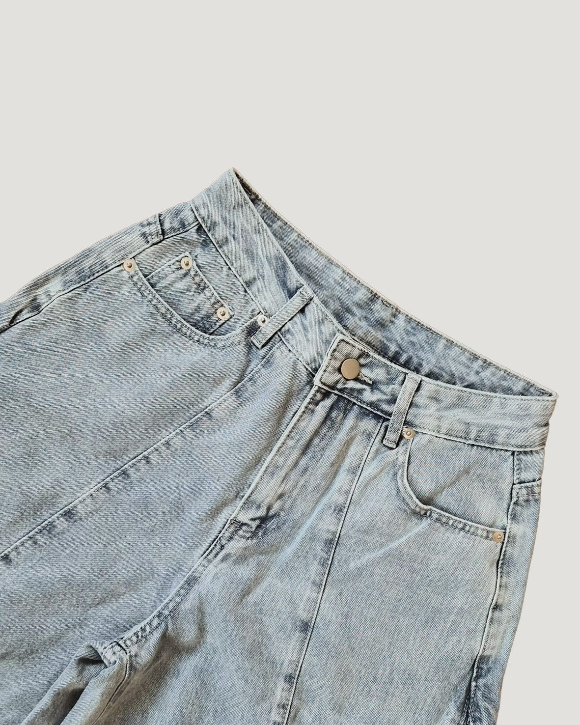 curve denim pants