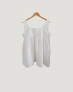 rose corsage set emboss tunic