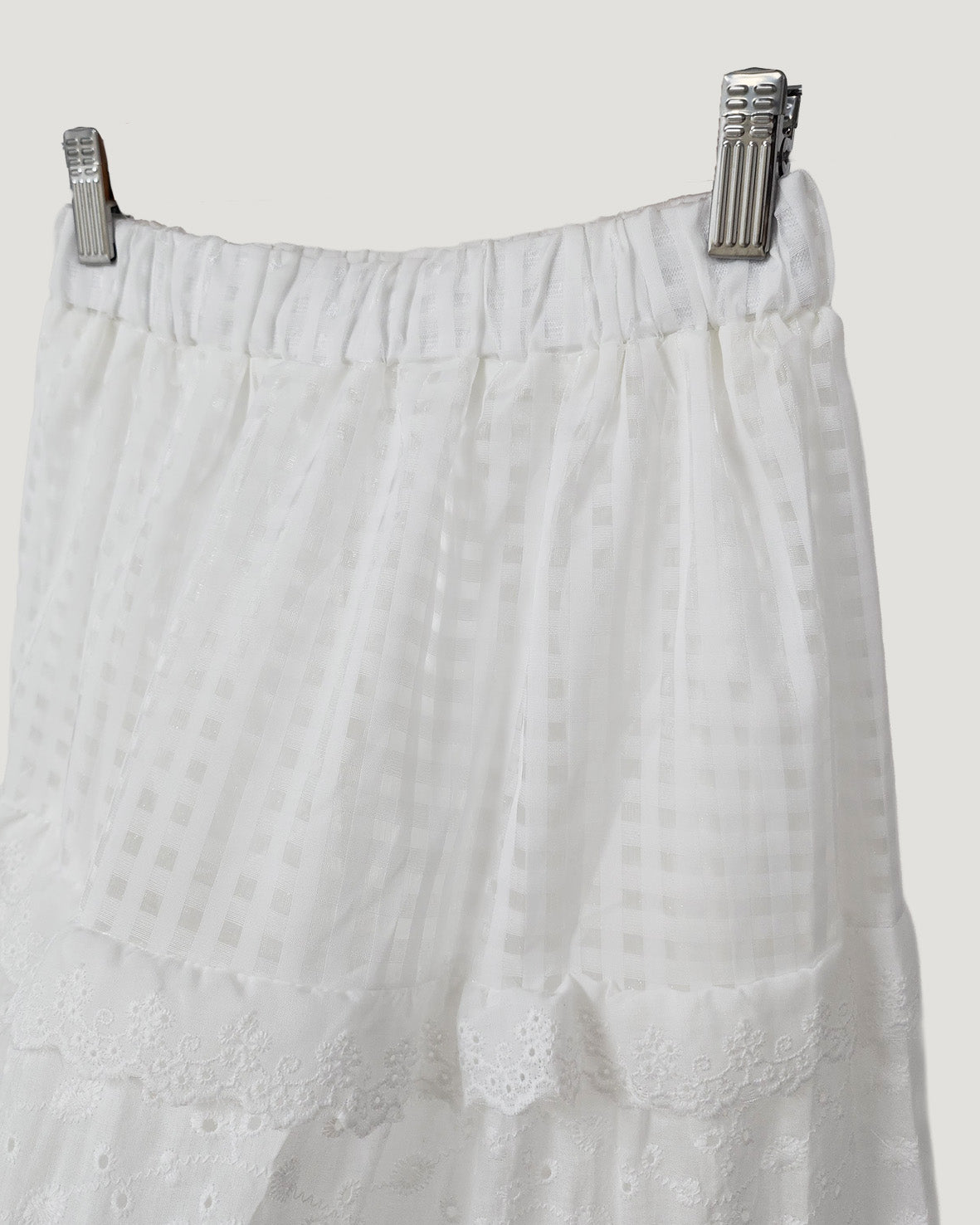 cotton tired long skirt