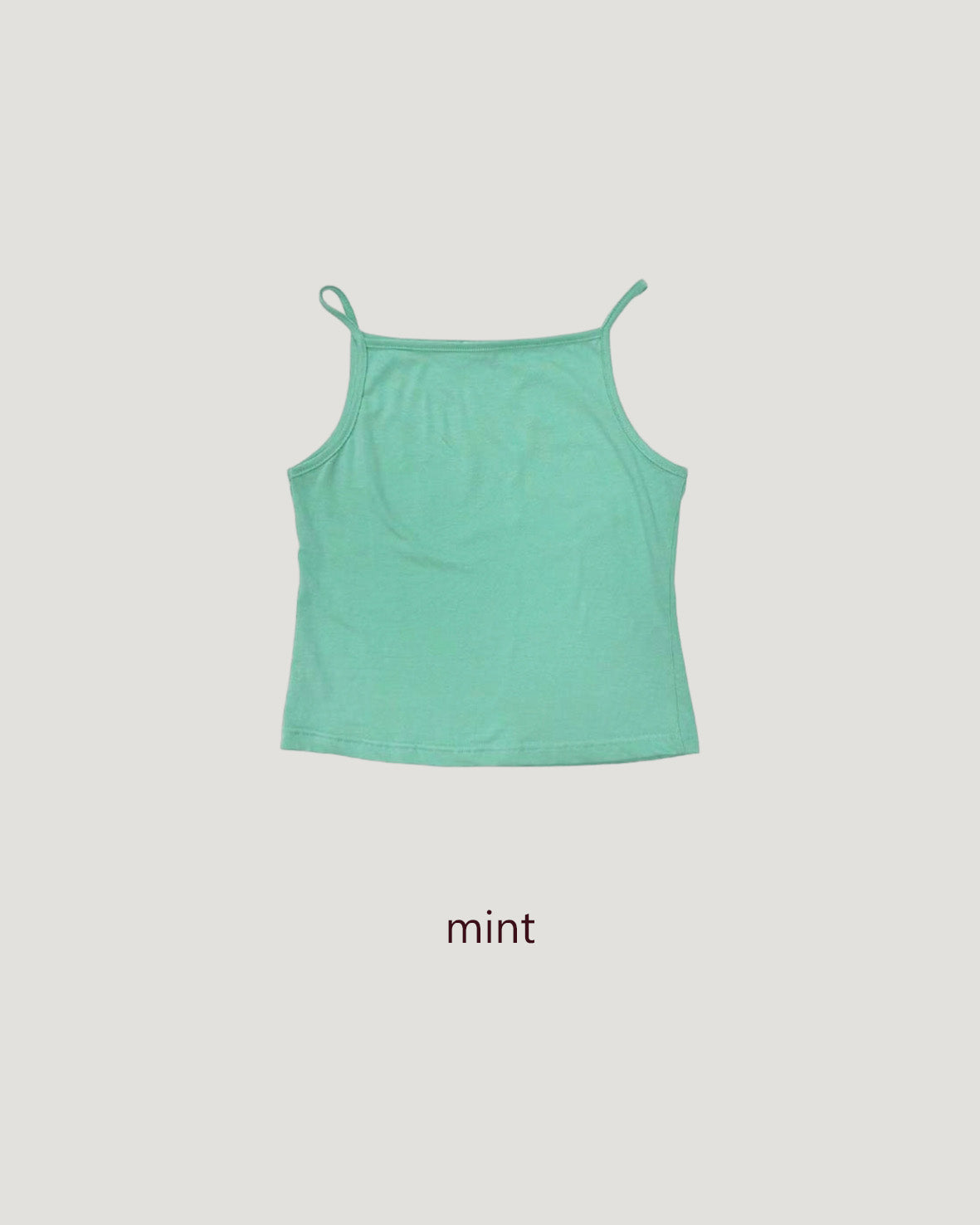 square neck basic color camisole