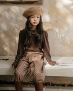 【OREN】blooming frill picot T-shirt
