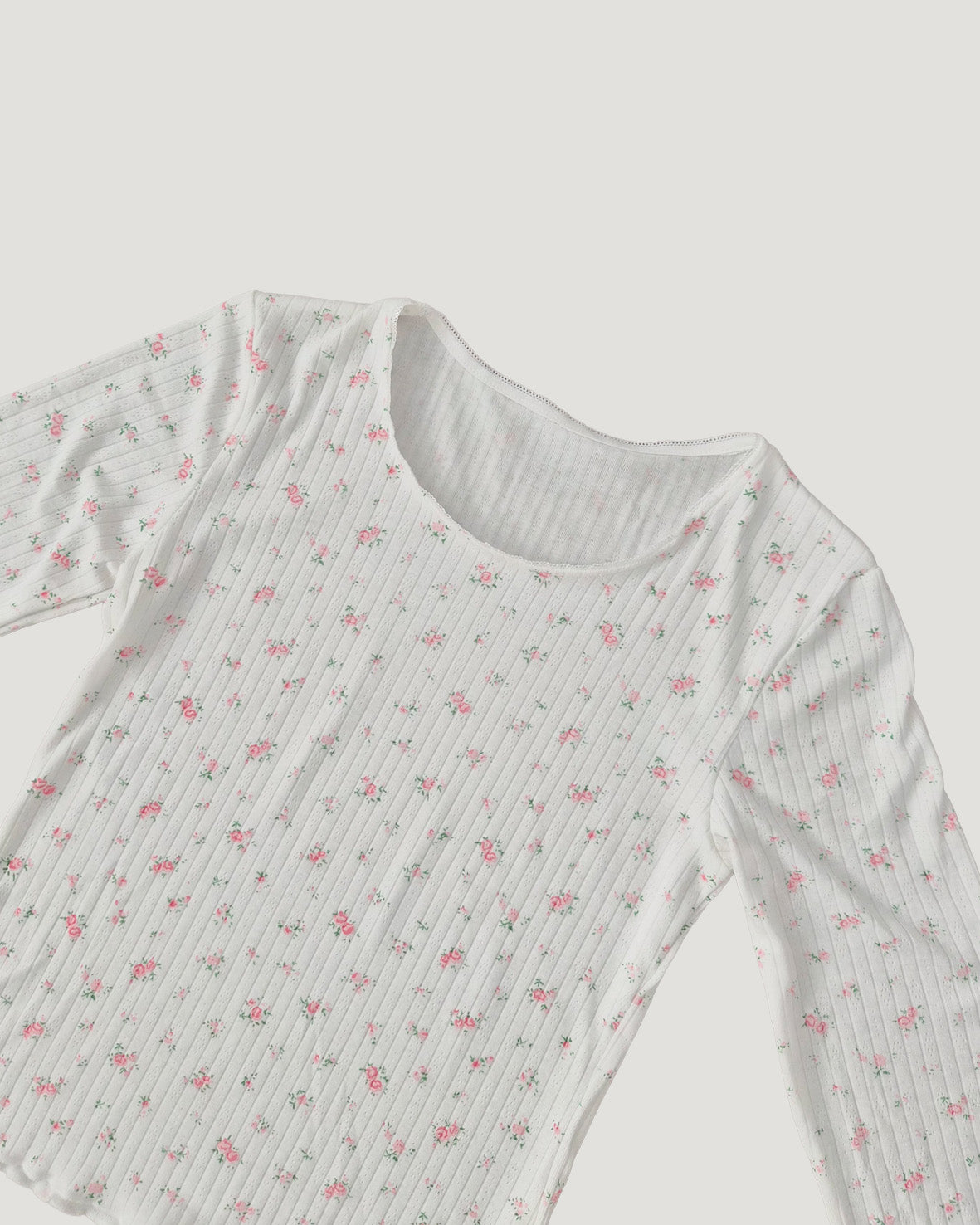 flower long sleeve room wear (2点セット)