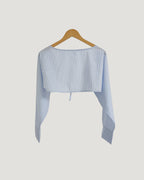 stripe shirt bolero
