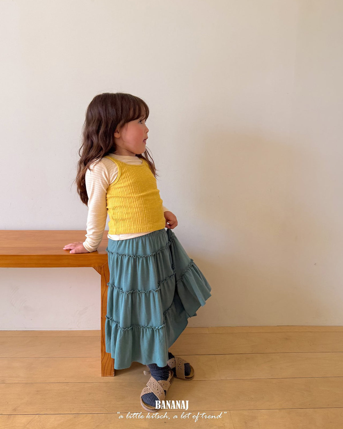 【BANANAJ】nesle long skirt
