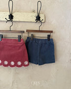 【OREN】bella embroidered culotte pants