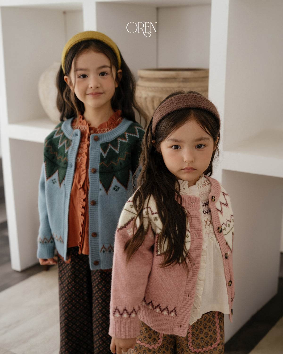 【OREN】oslo reversible knit cardigan