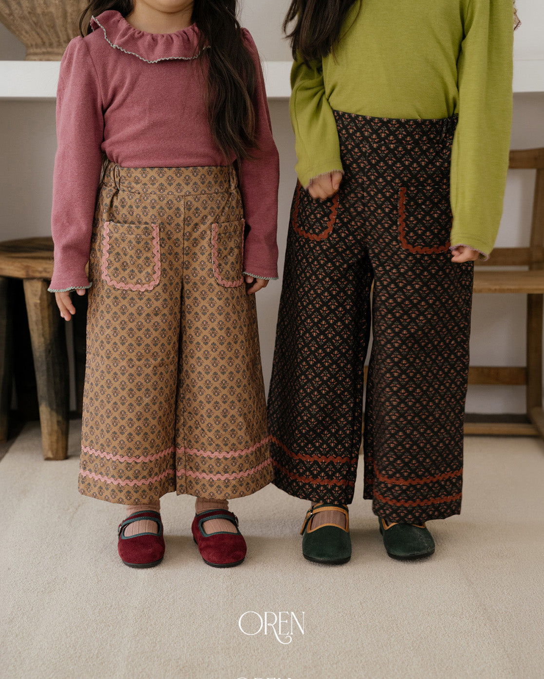 【OREN】mareu jabara padded pants(1oz)