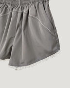 lace point balletcore short pants