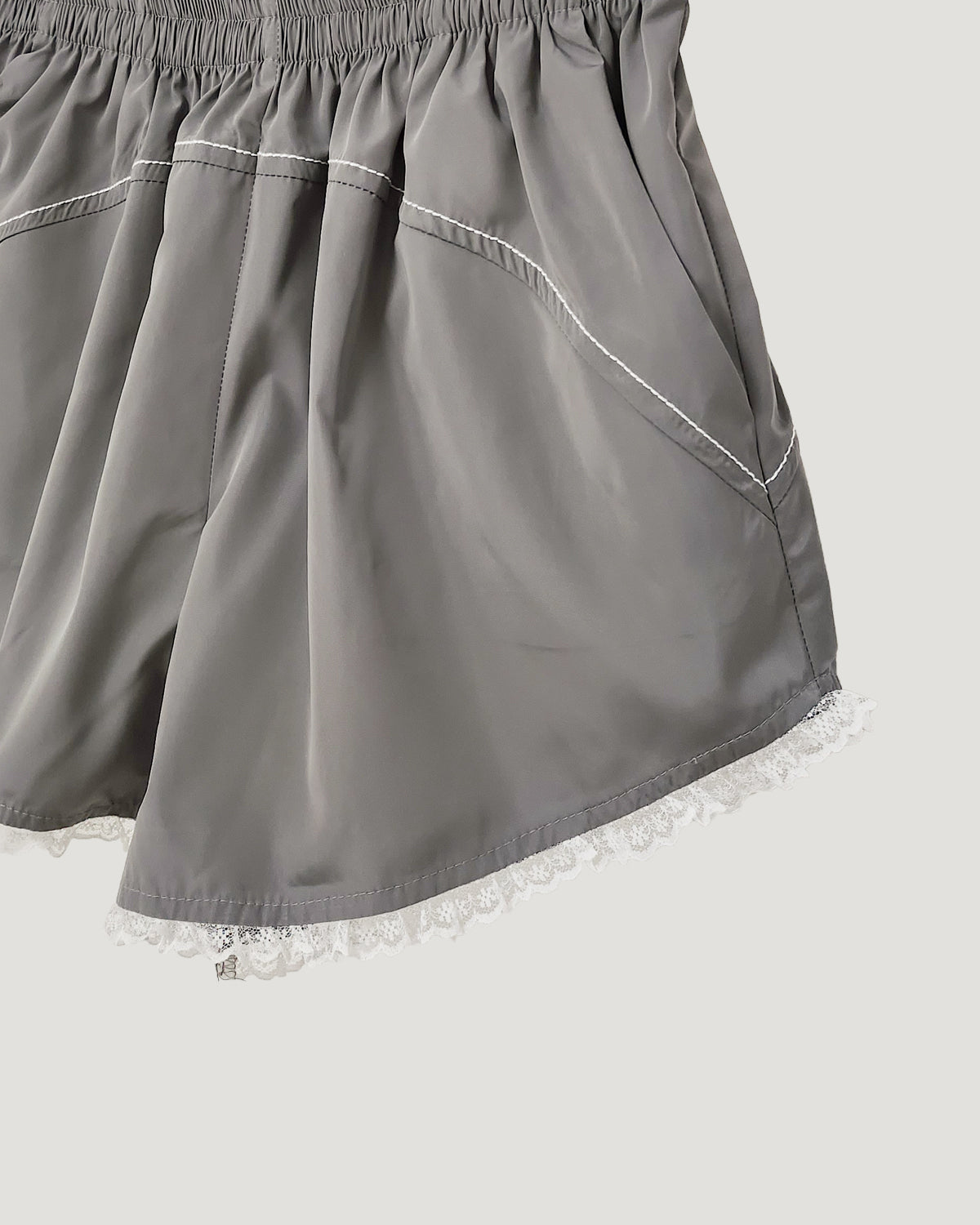 lace point balletcore short pants