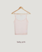 tag point sheer camisole
