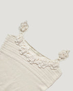 flower motif knit camisole