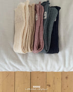【BANANAJ】mellow rib socks