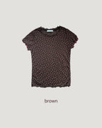 flower mellow sheer tencel T