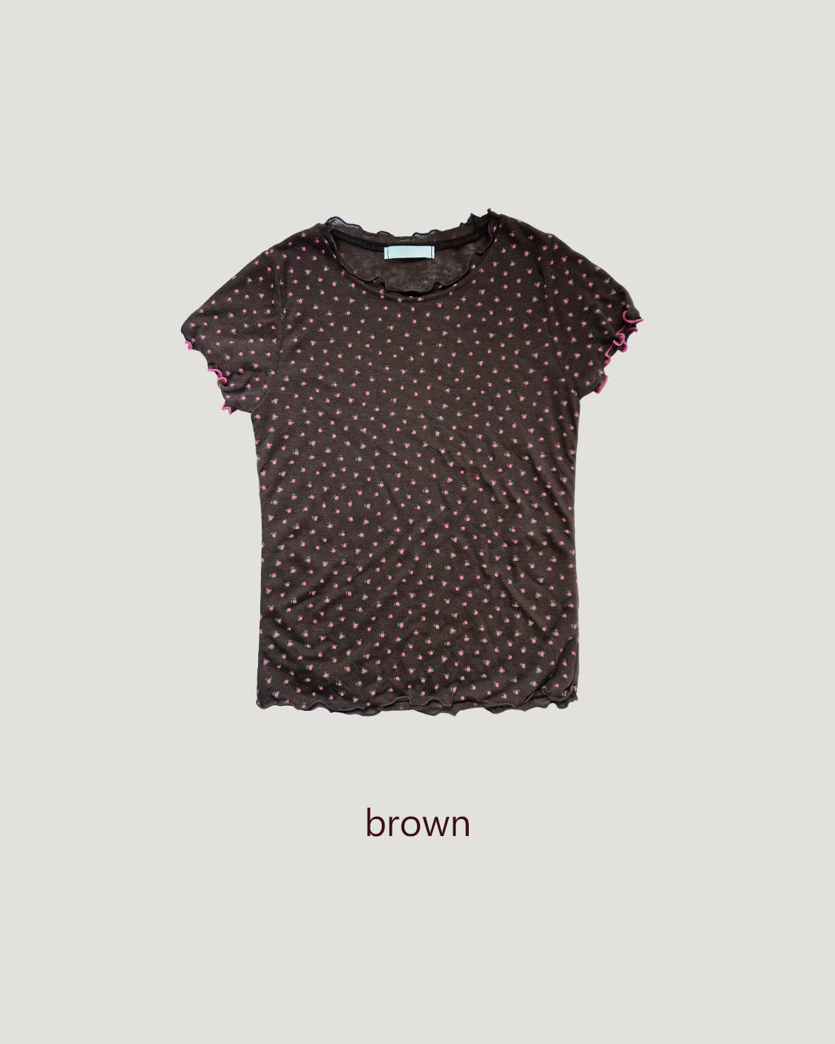 flower mellow sheer tencel T