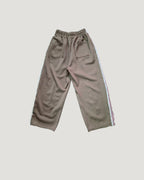 red line wide track pants