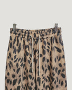 leopard sweat jogger pants