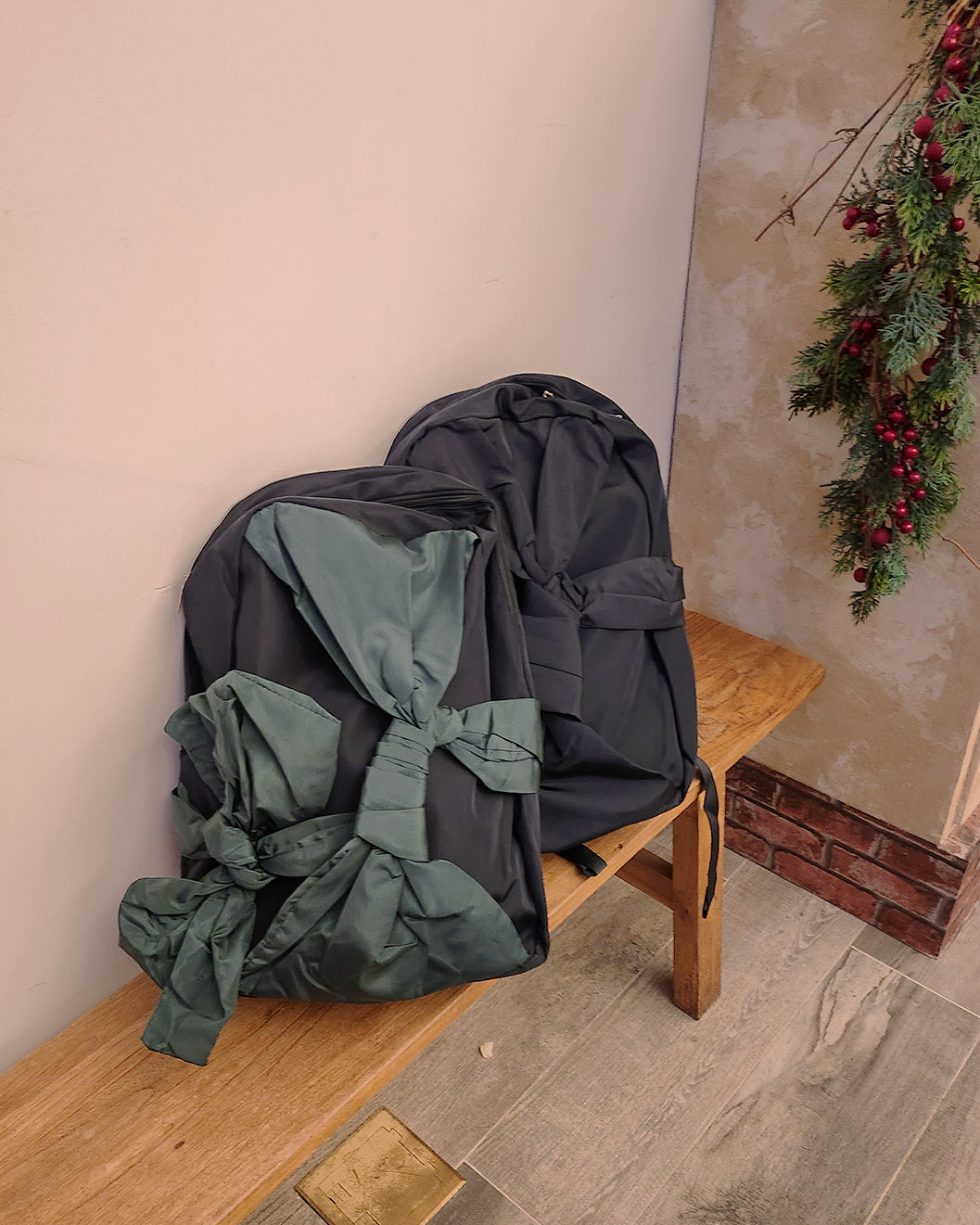 big ribbon backpack