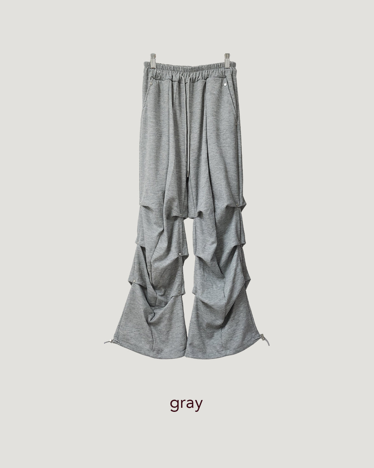shirring light sweat pants