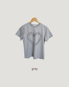 frill heart T
